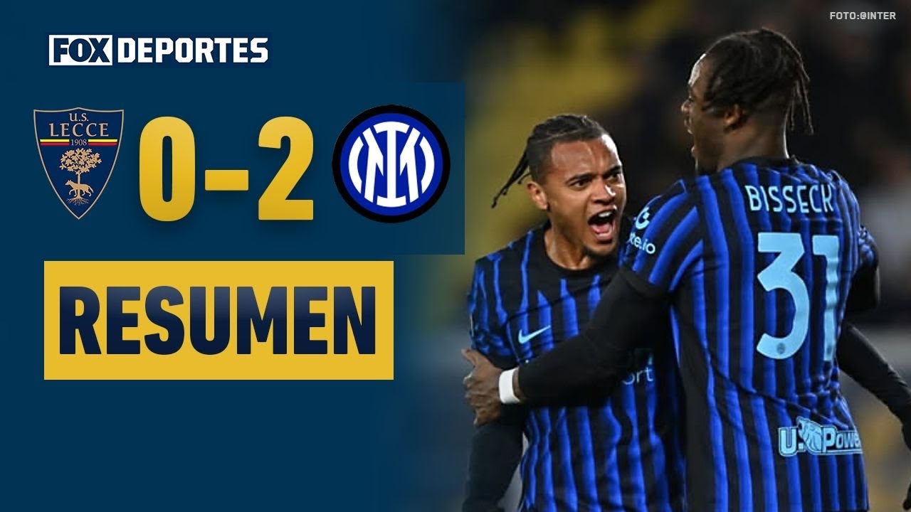 🥳🇮🇹 ¡TRIUNFO CONTUNDENTE! | Lecce 0-2 Inter | Serie A 2025 | Jornada 26 | HIGHLIGHTS