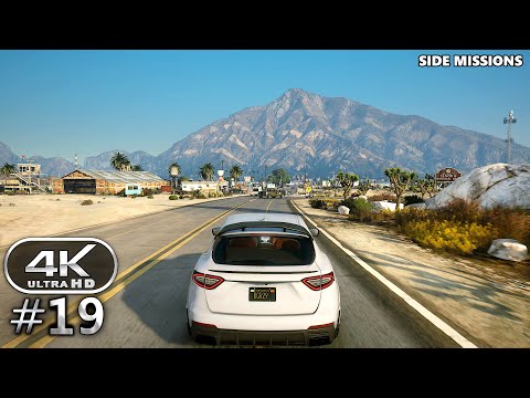 Grand Theft Auto 5 Gameplay Walkthrough Part 19 Side Mission - GTA 5 PC 4K 60FPS (No Commentary)