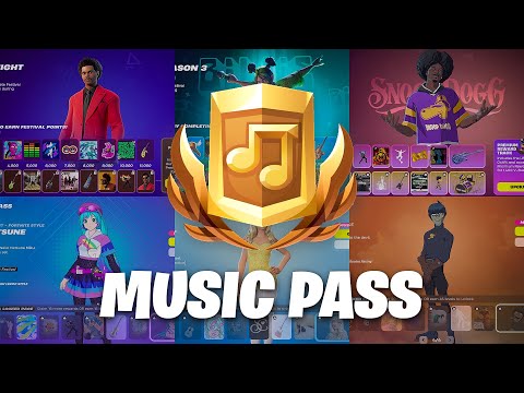 All Fortnite Festival Passes (Season 1 - Season 10)
