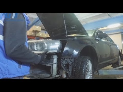 How to install Xenon Headlights DRL AUDI A6 4F By KiTT Tuning