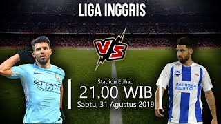 Jadwal Pertandingan dan Siaran Langsung Liga Inggris Manchester City Vs Brighton Sabtu (31/8)