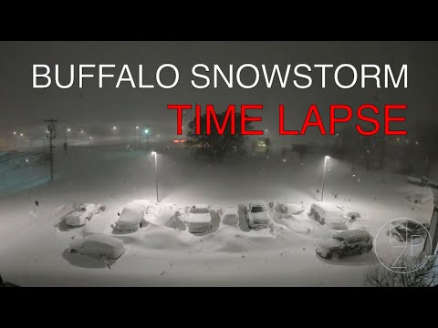 Buffalo Snowstorm - Time Lapse