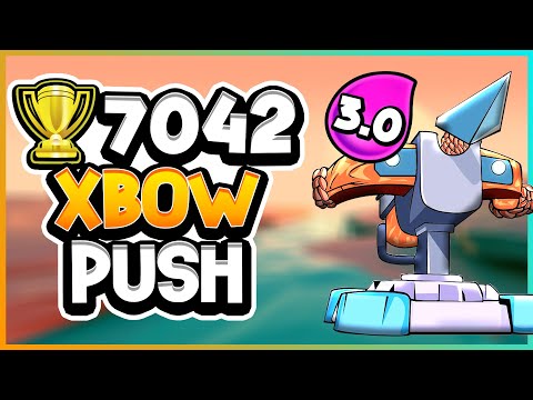 🏆7042 Top 1000 Ladder Push with 3.0 Xbow — Clash Royale