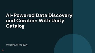 AI-Powered Data Discovery and Curation With Unity Catalog
