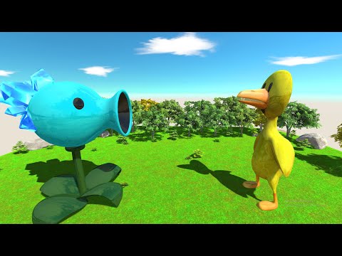 999 Snow Pea vs Rainbow Friends - Animal Revolt Battle Simulator