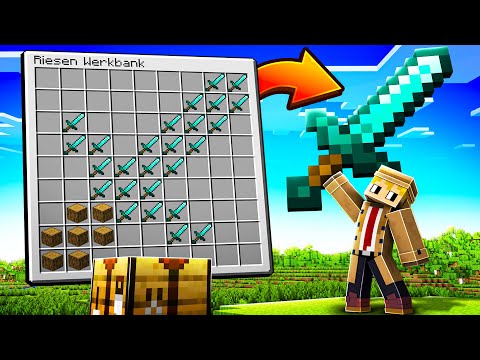 Minecraft, aber es gibt XXL Items!
