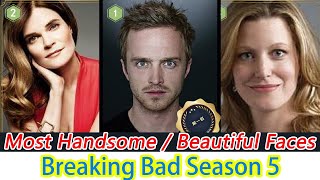 Top 10 Beautiful Faces of Breaking Bad Season 5,CAST R J Mitte 1th| Scored by AI video
