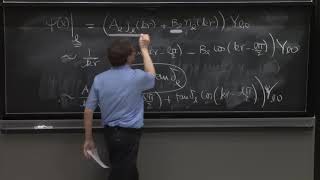 L20.5 Identification of phase shifts. Example: hard sphere