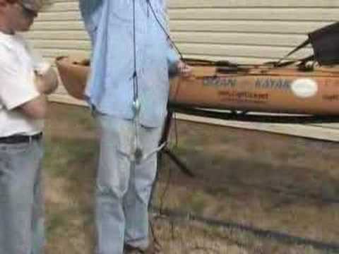 Kayak Fishing - How to use an anchor trolley