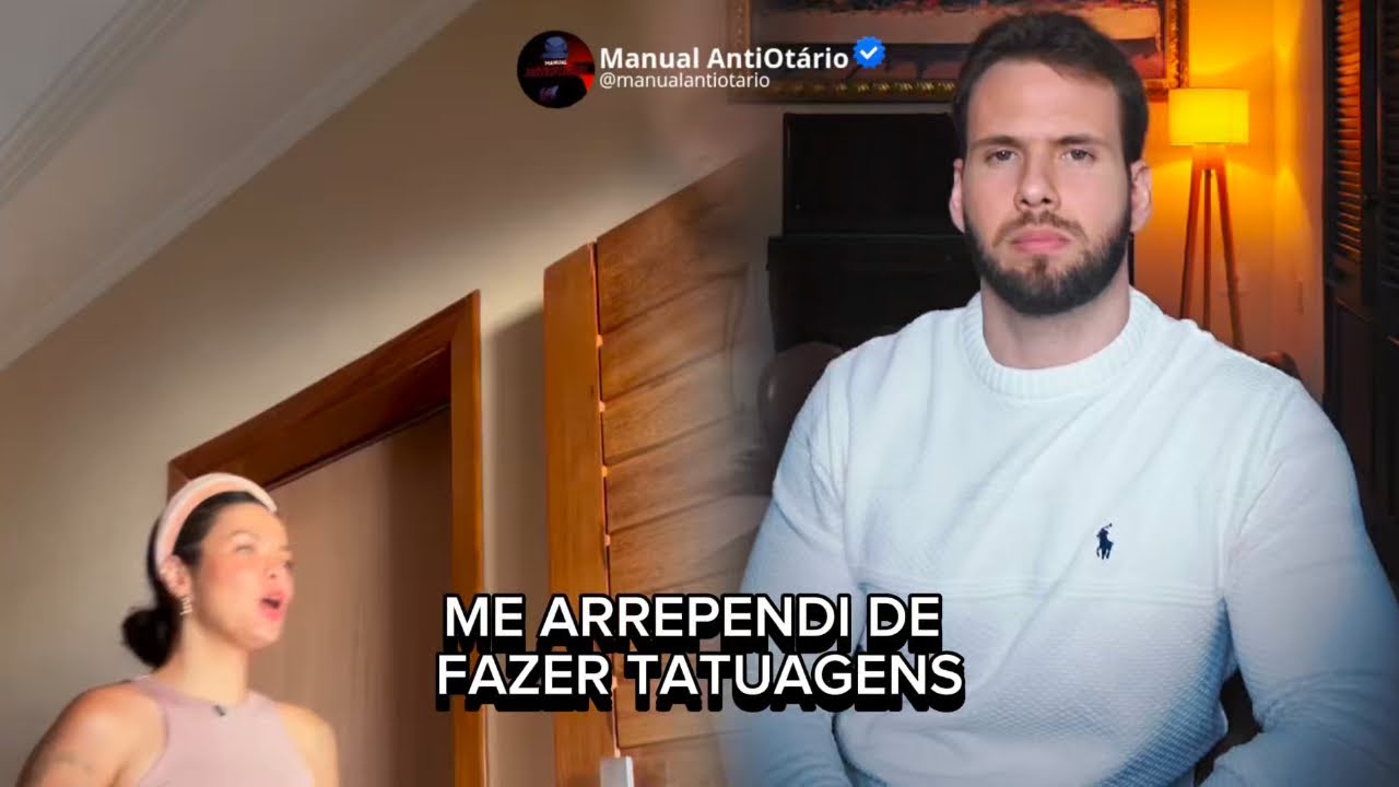 Me arrependi de fazer tatuagens