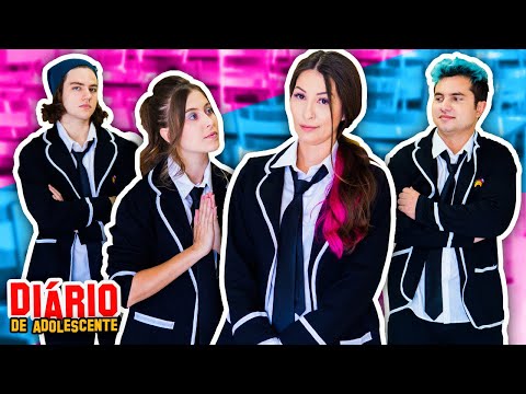MALOUCOS EM: A INIMIGA PEDIU DESCULPAS A FRANZINHA ! EP 3 - Diário de Adolescente