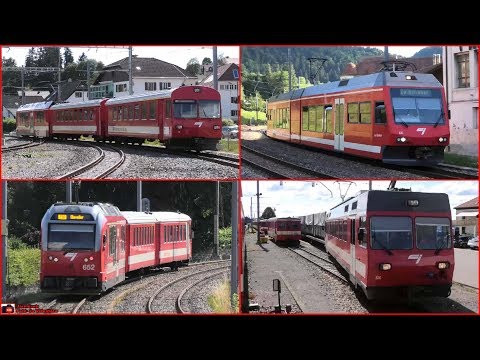 2018. 08.10. | Chemins de fer du Jura: La Chaux-de-Fonds-Glovelier, Le Noirmont-Tavannes