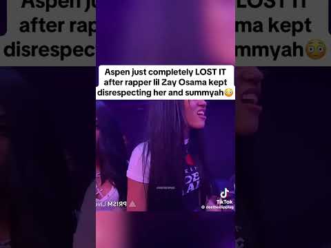 Aspen And Summyah Got Heated With Rapper Lil Zay Osama His BodyGuards Tryna Stop The Stream😳