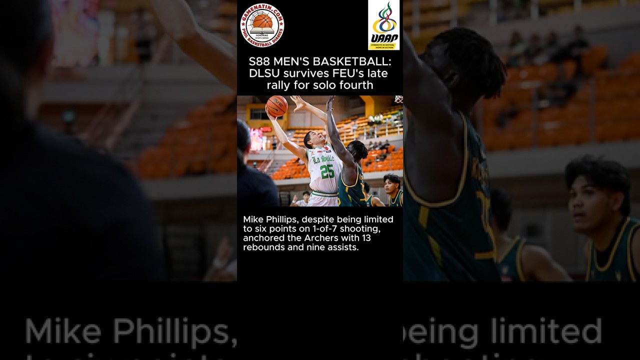 UAAP Men's Basketball: Botched layup allows DLSU to escape FEU