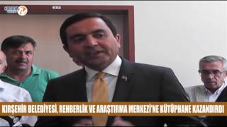 Kırşehir Belediyesi, Rehberlik ve Araştırma Merkezi'ne Kütüphane Kazan