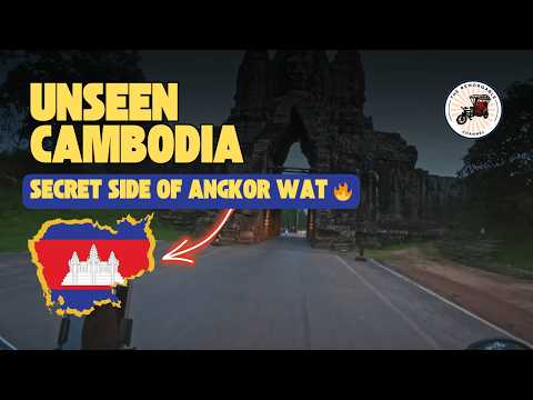 Unseen Angkor Wat 🇰🇭 Cycling the Full Temple Loop at Sunset