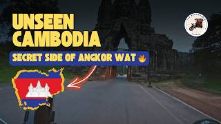 Unseen Angkor Wat 🇰🇭 Cycling the Full Temple Loop at Sunset