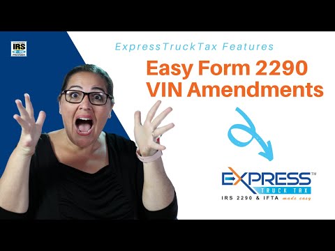 The Easiest Way To File A Form 2290 VIN Amendment