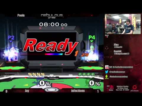 Nebulous Prime Melee #28 - Jay (Fox) vs infectionz (Samus)