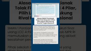 Usai Polemik Nilai Juri, SMAN 1 Pontianak Tegas Tolak Final Ulang: Legowo & Dukung Rival ke Nasional