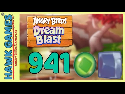 Angry Birds Dream Blast Level 941 - Walkthrough, No Boosters
