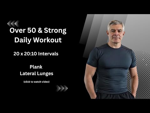 Over 50 & Strong Daily Workout W7D3