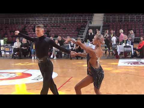 E. Degutis - U. Bliujūtė, LTU. National 10 d. Champ., Adult CCC. 2020 02 01, Alytus.