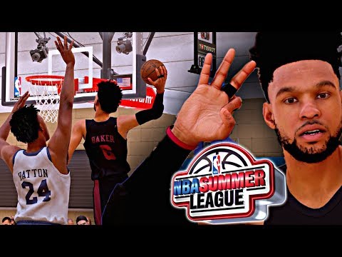 NBA 2K18 MyCAREER SUMMER LEAGUE #3 - 1ST HALF TRIPLE DOUBLE FOR THE YOUNG 6GOD! DEEP RANGE GREENS!