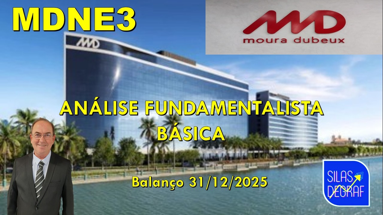 MDNE3 - MOURA DUBEUX ENG. S/A. ANÁLISE FUNDAMENTALISTA BÁSICA. PROF. SILAS DEGRAF. 31/12/2025