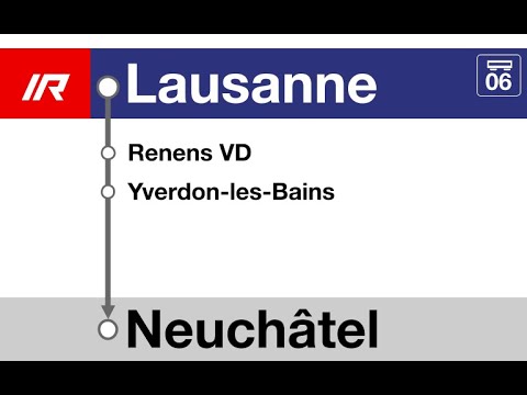 annonces CFF » IR Lausanne — Neuchâtel (HVZ) (2023) | SLBahnen