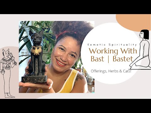 Working With BAST | Bastet | 🐈‍⬛🌞 | KEMETIC SPIRITUALITY
