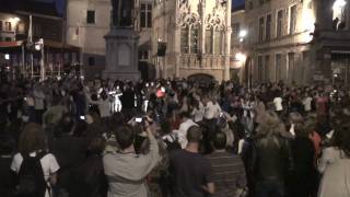 preview picture of video 'Michael Jackson flashmob te Aalst Belgium- gewoon TOP-18/09/2009'
