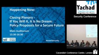 Yachad-NIF Security Conference: Closing Plenary