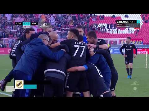 Zvezda - Čukarički | Luka Stojanovic GOL sa pola terena!