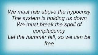 Rob Rock - Kill The Machine Lyrics