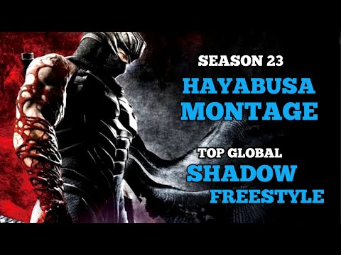 HAYABUSA MONTAGE | BEST FREESTYLE COMBO | RANK HIGHLIGHTS | SHADOW FREESTYLE - SEASON 23