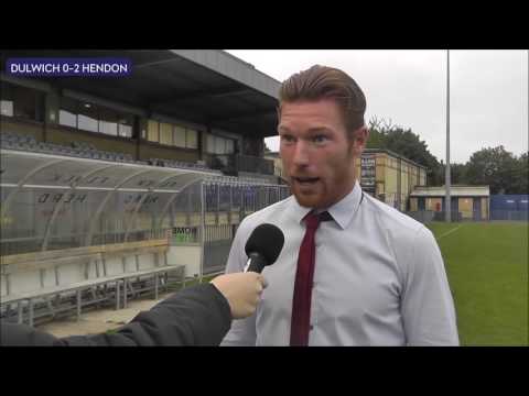 Dulwich Hamlet vs Hendon 17/09/16 Marc Weatherstone Post Match Reaction