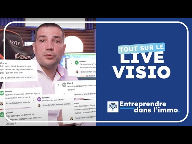 Réseau Laforêt : Bruno Salvatore explique les « Visio Entreprendre »