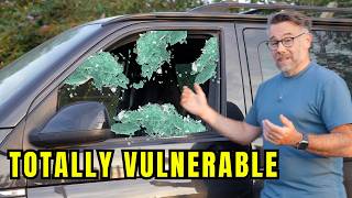 My Campervan Window Smashed 300 Miles Away – The Security Layers That Saved Me