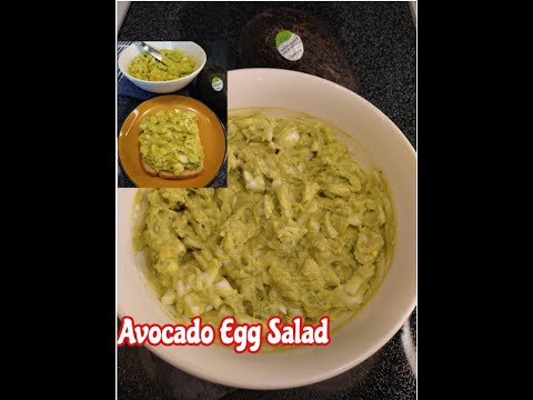 Avocado Egg Salad Recipe | How to make Avocado Egg Salad