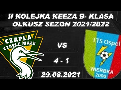 LKS Czapla Czaple Małe - Pilica II Wierbka 4-1 (29.08.2021) Keeza B- klasa Olkusz sezon 2021/2022