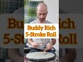 Drum Rudiments! Buddy Rich 5-Stroke Roll Lick!