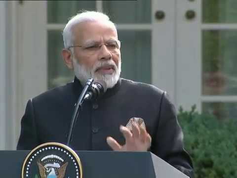 PM Modi's Speech at Joint Press Statements with President Trump in Washington DC