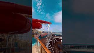 Beautiful Carnival Breeze and Outside Lido Deck Seaside Theater  #carniv #cruisetravel #waterworks