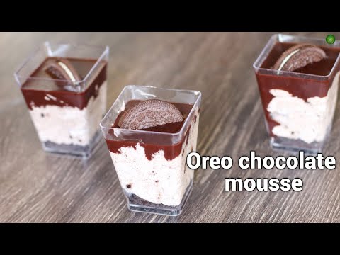 10 MIN OREO MOUSSE DESSERT l CHOCOLATE OREO MOUSSE l EGGLESS & WITHOUT OVEN | Sowji's Kitchen