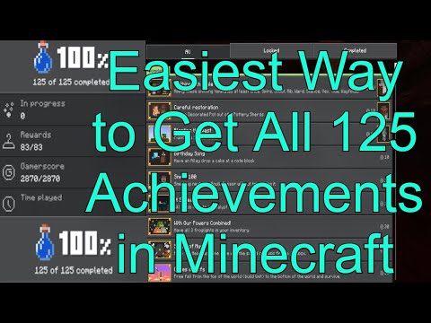 OutboardPrism - (1.20+ Achievement World) Easiest Way to Get All 125 Achievements in Minecraft Bedrock
