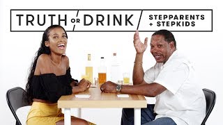Stepparents &amp; Stepkids Play Truth or Drink | Truth or Drink | Cut