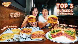 TOP 3 Burgers Spots in Singapore! | Adventure Of The Day Ep 36