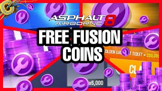 HOW TO GET FREE FUSION COINS?!? | Asphalt 8 All Ways To Get Fusion Coins For Free 2020 After Update