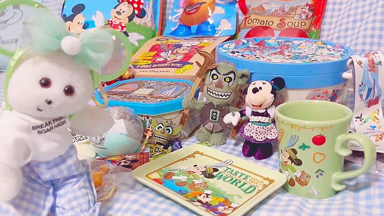 ディズニーでかわいいもの&おいしいものいっぱい買ってきたよ　ASMR - くまきち